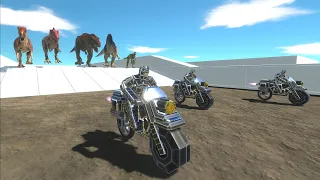 Race to eat Biker Gang - Animal Revolt Battle Simulator