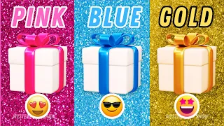 [NEW]  Choose Your Gift - 🎁😍💝💙💛✅ #pinkvsbluevsgold #3giftbox #wouldyourather #pickonequiz