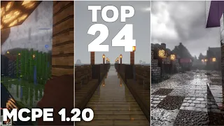 (Top 24) MCPE 1.20+ BEST Ultra Realistic Shaders for RENDER DRAGON (Android, iOS, Windows 10)