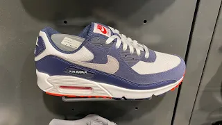 Nike Air Max 90 (Obsidian/White/Track Red/Pure Platinum) - Style Code: DM0029-400