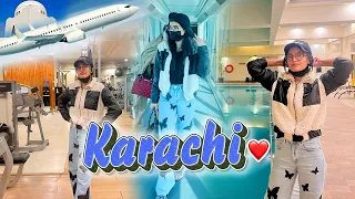 KARACHI SPECIAL VLOG 😍 | Lahore Sy Karachi Akely 😬 | My Hotel Tour 🏨