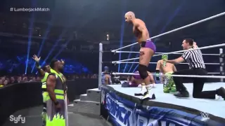 LUCHA COMPLETA  The Lucha Dragons vs Cesaro & Tyson Kidd Lumberjack Match   SmackDown ᴴᴰ