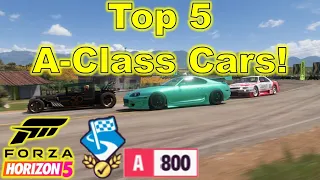 Top 5 Fastest A-Class Cars for Road Racing in Forza Horizon 5!