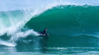 JE VAIS SUR UN SPOT EN FEU VERS HOSSEGOR AVEC DES VAGUES HALLUCINANTES ! (et je me suis gavé...🙏)