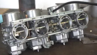 I made a Carb Cleaning Video that's fun? 1979 Honda CB750F DOHC