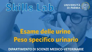 Esame delle urine: peso specifico urinario - Skills Lab UNIPR