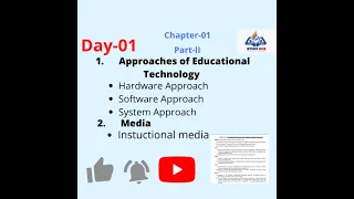 B.Ed 1st sem /Approaches of Education Technology / Day-01 /Part-2/ Hardware, software, system/ Media