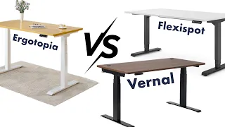 Was macht einen guten höhenverstellbaren Schreibtisch aus? Flexispot vs. Ergotopia vs. Vernal