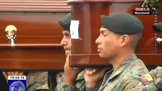 Militares fallecidos fueron velados en una Capilla Ardiente en Shell