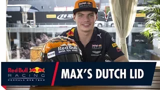 Max Verstappen's Dutch helmet for the Belgian GP