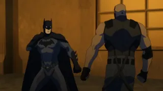 Young Justice- Batman fight with Bane!