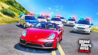 ОТ НИХ НЕ УЙТИ! ПОГОНЯ ЗА PORSCHE CAYMAN В GTA 5 ONLINE!