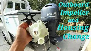 Replacing Yamaha Outboard Water Pump Impeller and Housing DIY Yamaha 200, Yamaha 175,Yamaha 150 ,250