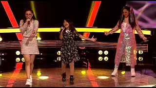 Flavia Pajuelo, Mía Belén y Fiorella Caballero | Quién eres tú | Batallas | La Voz Kids Perú