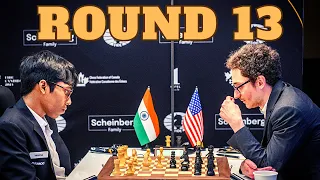 Mapapa HANGA ka sa PILIT na ginawa! | Caruana vs Pragg FIDE Candidates 2024 Round 13