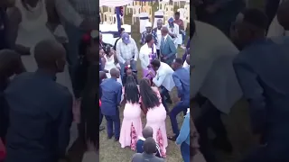 Wedding couple vibe with Baba's Raila Campaign song with Mpuru Aburi