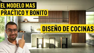 COCINA EN ISLA 🧑‍🍳 (El Mejor Diseño CON MEDIDAS)