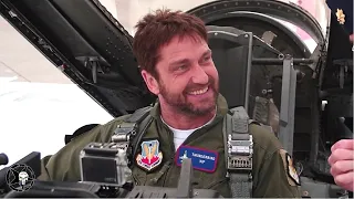 Gerard Butler Flies with the F-16 Thunderbirds