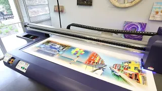 VR6D-HS UV LED Flatbed Printer from Vanguard Digital