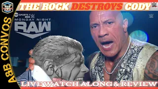 🔴 WWE Raw LIVE Stream | The Rock DESTROYS Cody Rhodes - Full Watch Along & Review 3/25/24