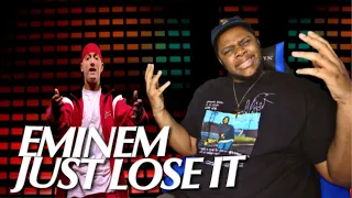 WHY HE DO MJ LIKE THIS?!?!? Eminem - Just Lose It (Official Music Video) | REACTION!!!