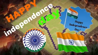 HAPPY INDEPENDENCE DAY TO ALL INDIAN COC PLAYERS🥂🥂🥂🥂