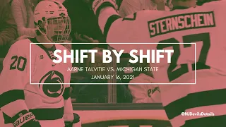 Aarne Talvitie (#20) Shift by Shift vs. Michigan State, January 16, 2021