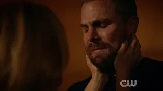 Arrow 7x22 Oliver says goodbye and Felicity and the Monitor in the future scene