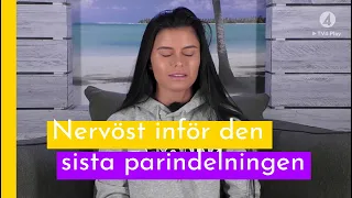 "Ber till gudarna att jag får stå med den jag har känslor för" I Love Island Sverige 2018 (TV4 Play)