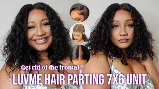 7x6 PartingMax Glueless Water Wave Ready to Go Wig | Luvme Hair Review