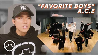Performer Reacts to A.C.E "Favorite Boys" Dance Practice