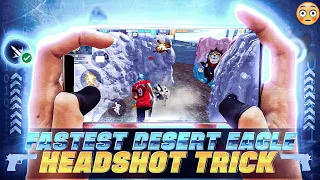 Fastest Desert Eagle ONETAP Headshot Trick On Mobile | Reload Trick + Very Short Range One Tap Trick