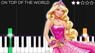 Barbie Princess Charm School - On Top of the World | EASY Piano Tutorial