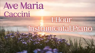 1 Hour of Ave Maria to Calm and Pacificate | Giulio Caccini |  Instrumental Piano Music