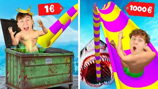 1€ WASSERRUTSCHE vs 1000€ WASSERRUTSCHE in GTA 5!