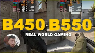 B450 vs. B550 Real World Gaming Test! Which one to get