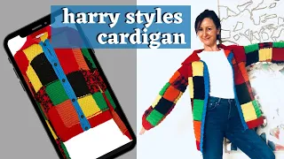 How To Crochet Harry Styles Viral Cardigan .Harry Styles Sweater Tutorial Crochet.Crochet Cardigan