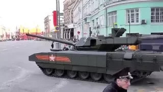 Русский танк Т-14 "Армата" припарковался!) ! RUSSIAN Т-14 ARMATA PARKED, PARKING TANK!