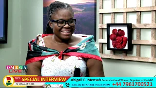 Abigail Elorm  Mensah, Deputy National Women Organizer of the NDC will be in the studio