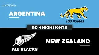 The Rugby Championship 2023 - Argentina v New Zealand - Rd 1 Highlights