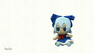 Cirno Fumo drinks pepsi