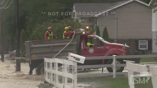 07-09-2023 Temple, PA - Rescue Operations After Flash Flood