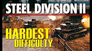 HARDEST DIFFICULTY! Steel Division 2 Conquest Gameplay (Orsha North, 1v1 AI)