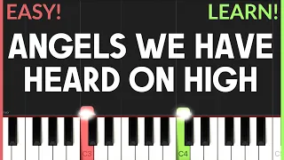 Angels We Have Heard On High | EASY Christmas Piano Tutorial