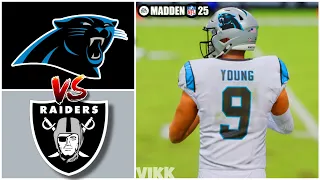 Panthers vs Raiders Week 3 Simulation (Madden 25 Rosters)