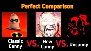 Mr. Incredible Becoming Classic Canny VS. New Canny VS. Uncanny (Perfect Comparison)[Up to Phase 18]