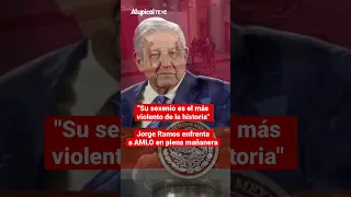 Jorge Ramos enfrenta a AMLO en plena mañanera. #AMLO #Mañanera #JorgeRamos #Morena #AtypicalTeVe