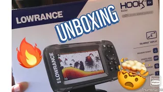 LOWRANCE HOOK2 DEPTH FINDER UNBOXING!!!