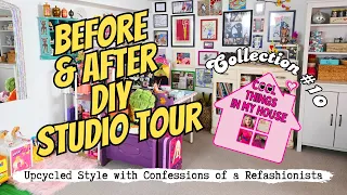 Cool Things in My House: Collection #10 - My Before & After DIY Studio Tour - Renter Friendly DIYs