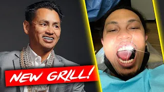 JOHNNY DANG DID MY GRILL IN HOUSTON TX & SHOPPING AT THE CLOSET